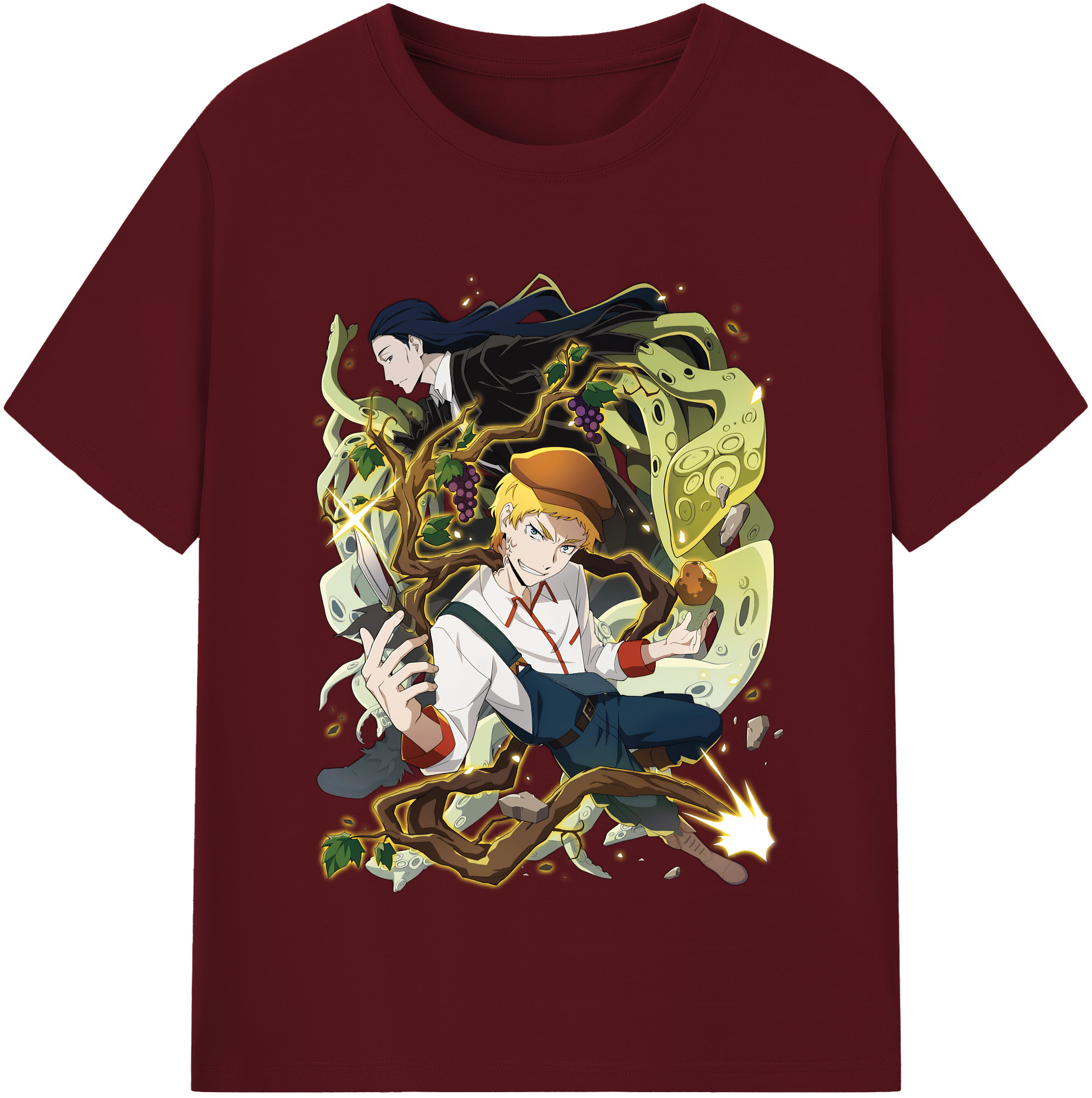 （画像用） 文豪ストレイドッグス Bungo Stray Dogs 綿100％半袖Tシャツ（フロントプリント）
